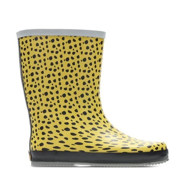 Clarks Boys Tarri Splash Wellies Yellow | USA-5178306